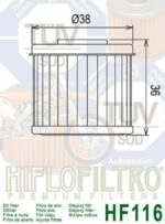filtre à huile hiflofiltro hf116