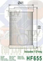 filtre à huile hiflofiltro hf655