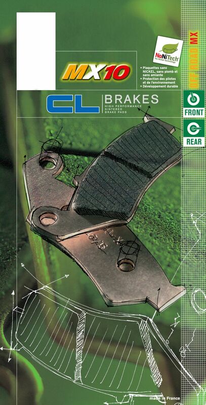 Plaquettes de frein CL Brakes MX10 avant motocross
