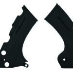Protection de cadre Polisport noir pour XEF250 / XEF450 / YZ250FX + autres modèles compatibles 2019-2026