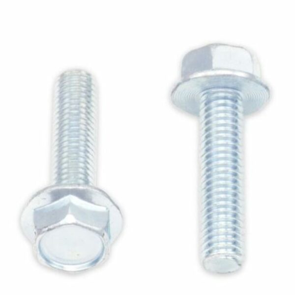 Vis à bride BOLT tête hexagonale 10mm M6x1x25mm 10 pièces