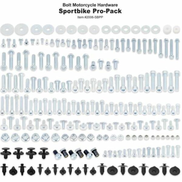 Pro Pack Sportbike Bolt pour sportives Honda/Kawasaki/Suzuki/Yamaha