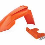 Garde-boue avant restylé Polisport orange