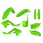 Kit plastiques Restylé Polisport vert pour Kawasaki KX125 / KX250 2003-2008