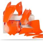 Kit plastique couleur origine KTM SX65 Polisport pour KTM 65SX 2002-2008