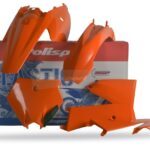 Kit plastique couleur origine (06-10) KTM SX85 Polisport pour KTM 85SX 2006-2012