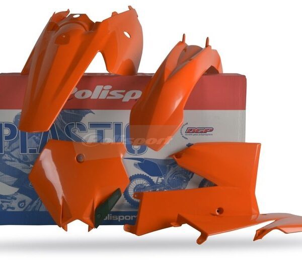 Kit plastique couleur origine (06-10) KTM SX85 Polisport pour KTM 85SX 2006-2012