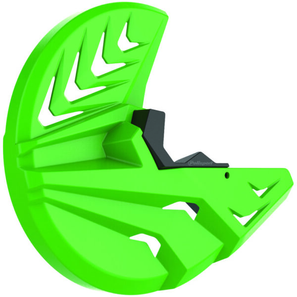 Protège-disque avant Polisport vert pour Kawasaki KX250F / KX450F 2005