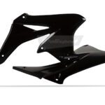 Ouïes de radiateur Polisport noir pour Suzuki RM-Z250 2007-2009