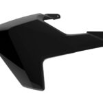 Ouïes de radiateur Polisport noir pour KTM TX125 / TX250 / TX300 + autres modèles compatibles 2016-2018