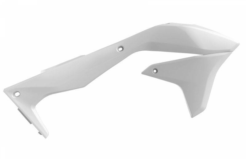 1086306002-1-800Wx800H.jpeg Ouïes de radiateur Polisport blanc pour Kawasaki KX450F 2006-2018 – Image 1