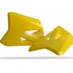 Ouïes de radiateur POLISPORT jaune Suzuki RM125/RM250