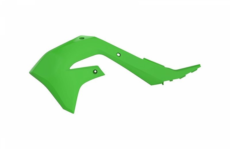 1086331001-1-800Wx800H.jpeg Ouïes de radiateur POLISPORT vert Kawasaki KX450 – Image 1