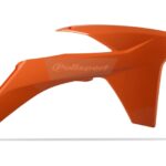 Ouïes de radiateur Polisport orange pour KTM EXC250 / EXC300 2001-2002
