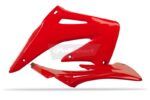 Ouïes de radiateur Polisport rouge pour Honda CRF450R 2002-2003