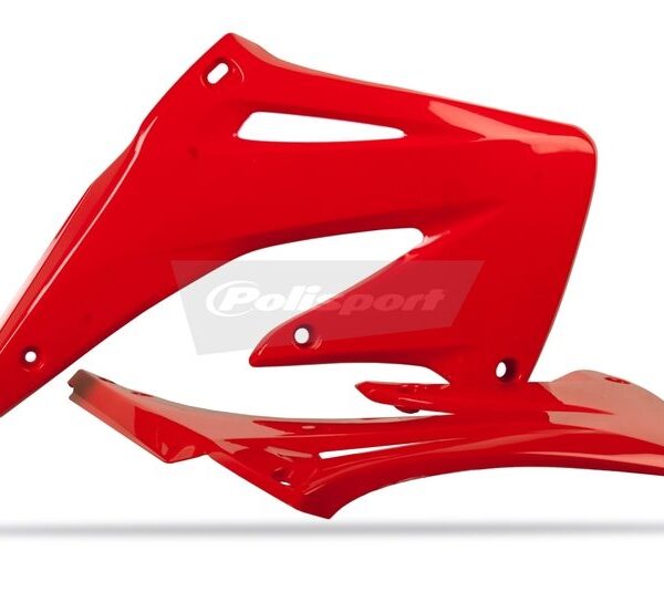 Ouïes de radiateur Polisport rouge pour Honda CRF450R 2002-2003