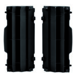 Cache radiateur Polisport noir pour FC250 / FC350 / SX-F250 + autres modèles compatibles 2007-2016