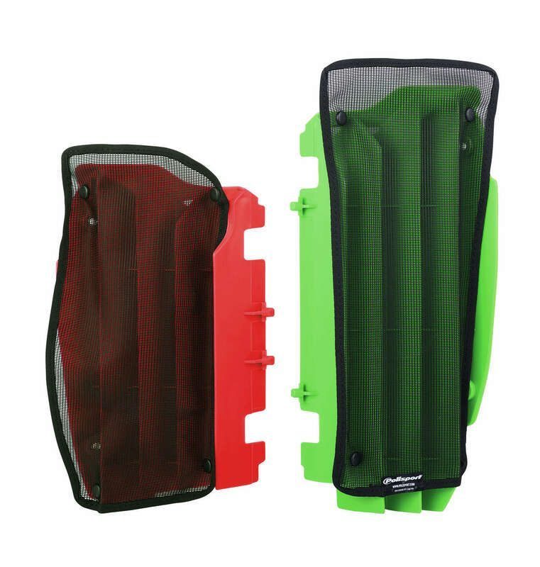 1086420001-1-800Wx800H.jpeg Filet cache radiateur Polisport noir pour FC250 / FC350 / SX-F250 + autres modèles compatibles 2007-2023 – Image 1