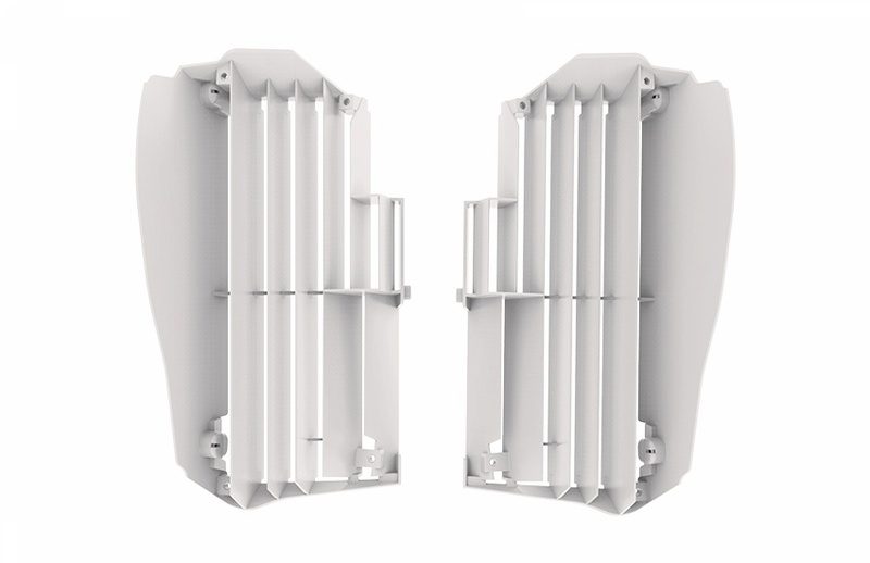 1086432001-1-800Wx800H.jpeg Cache radiateur Polisport blanc pour Yamaha YZ450F 2003-2025 – Image 1