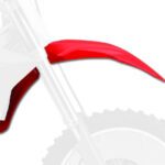 Garde-boue avant POLISPORT rouge Honda CRF450R/RX