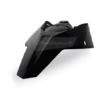 Garde-boue arrière + plaques latérales Polisport noir pour KTM XCF-W / XC250 / XC300 2004-2007