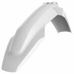 Garde-boue avant Polisport blanc pour TC125 / TC250 / TE125 + autres modèles compatibles 2005-2008