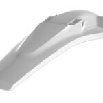 Garde-boue arrière Polisport blanc pour KTM TX125 / TX250 / TX300 + autres modèles compatibles 2016-2018