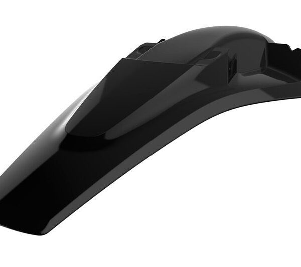 Garde-boue arrière Polisport noir pour KTM TC125 / TC250 / TE125 + autres modèles compatibles 2005-2007