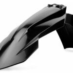 Garde-boue avant Polisport noir pour KTM SX125 / SX250 / MODELS + autres modèles compatibles 2000-2007
