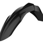 Garde-boue avant Polisport noir pour Kawasaki KX125 2000-2008