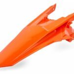 Garde-boue arrière Polisport orange pour KTM XC-W250 / XC-W300 2003