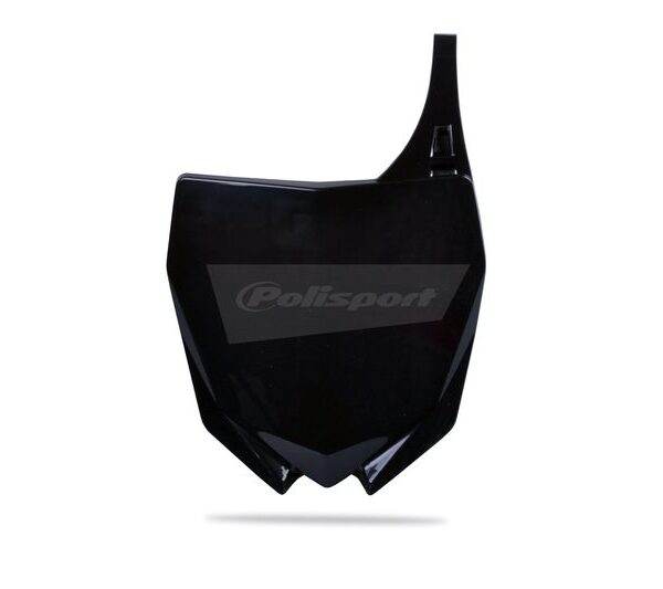 Plaque numéro frontale Polisport noir pour Yamaha YZ250F 2001-2002