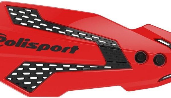Protège-mains MX Flow Polisport rouge pour Honda CRF450R / 450RX 2021