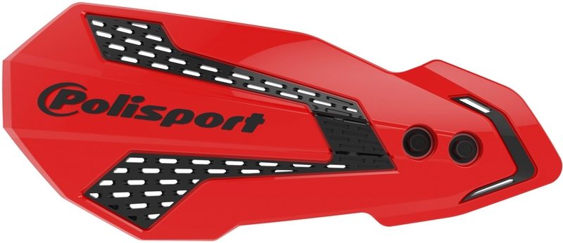 1109877001-1-800Wx800H.jpeg Protège-mains MX Flow Polisport rouge pour Honda CRF450R / 450RX 2021 – Image 1