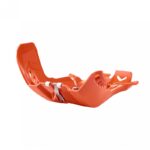 Sabot Fortress avec protection de bielette Polisport orange pour Honda CRF250R / CRF450R 2021-2025