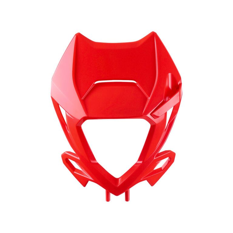 plaque phare polisport,plaque phare polisport rouge pour beta rr2t / rr4t 2013-2024