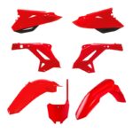 Kit plastique MX Restyling Polisport rouge pour Yamaha CR125 / CR250 2002-2007