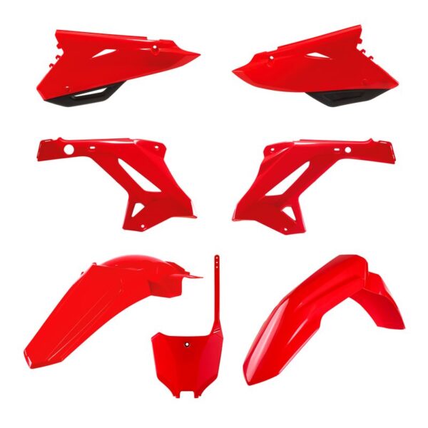 Kit plastique MX Restyling Polisport rouge pour Yamaha CR125 / CR250 2002-2007