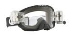 masque oakley o frame 2.0 pro mx race ready roll off matte black écran clair