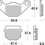 Plaquettes de frein BREMBO Off-Road métal fritté - 07KA07SD