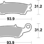 Plaquettes de frein BREMBO Off-Road métal fritté - 07YA47SD