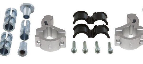 Kit fixation Racetech pour protège-mains Vertigo Ø22/28,6mm - fixe