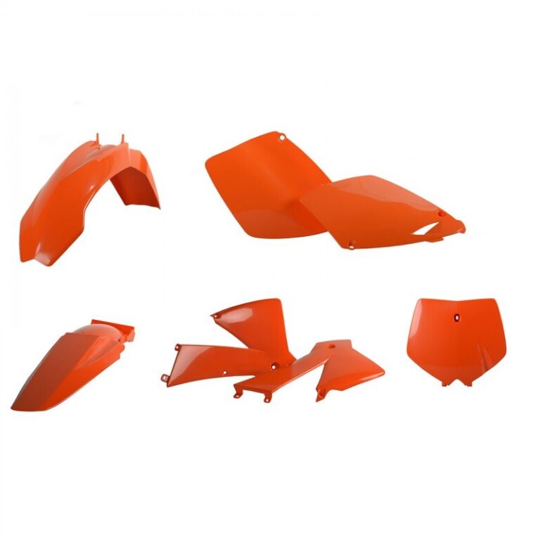 kit plastique polisport,kit plastique polisport orange pour ktm sx125 2021-2025