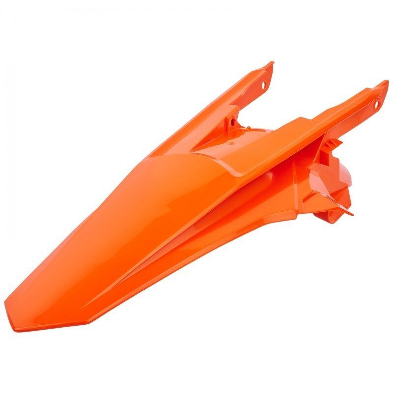 800Wx800H-1086578001-1.jpg Garde-boue arrière Polisport orange pour KTM XC-W250 / XC-W300 2003 – Image 1