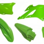 Kit plastiques Racetech - couleur origine (22) Kawasaki KX85/112