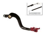 Pédale de frein arrière RFX Pro FT/Rouge) - Honda CR250 - Noir