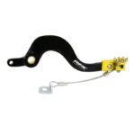 Pédale de frein arrière RFX Pro FT/Jaune) - Suzuki RMZ250/450 - Noir
