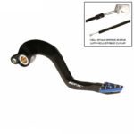 Pédale de frein arrière RFX Pro ST (Anodisé dur noir/bleu) - Yamaha YZ125/250 - Fantic