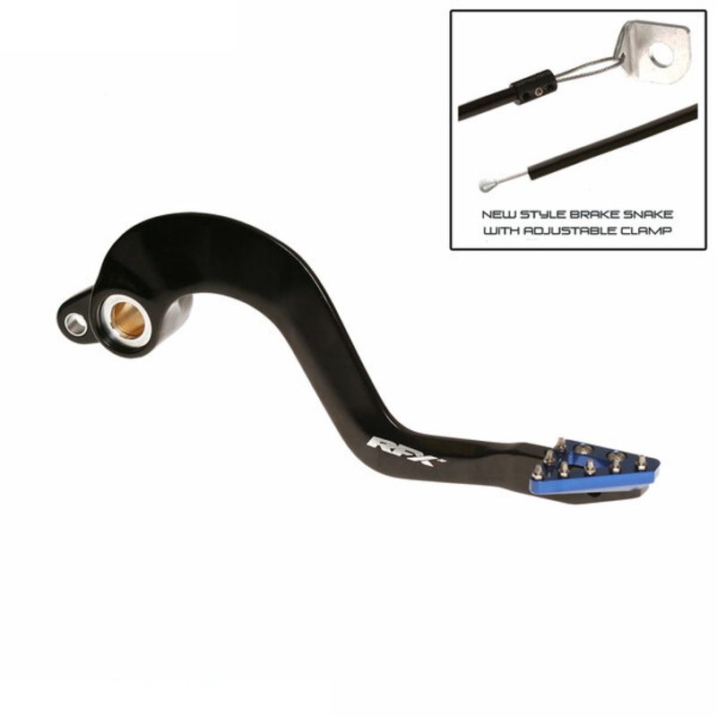 800Wx800H-1110846001-1.jpg Pédale de frein arrière RFX Pro ST (Anodisé dur noir/bleu) - Yamaha YZ125/250 - Fantic – Image 1
