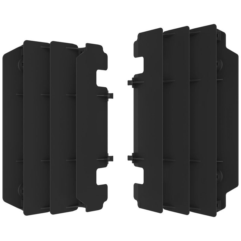 800Wx800H-1119630001-1.jpg Cache-radiateur Polisport noir - Kawasaki KX250 – Image 1
